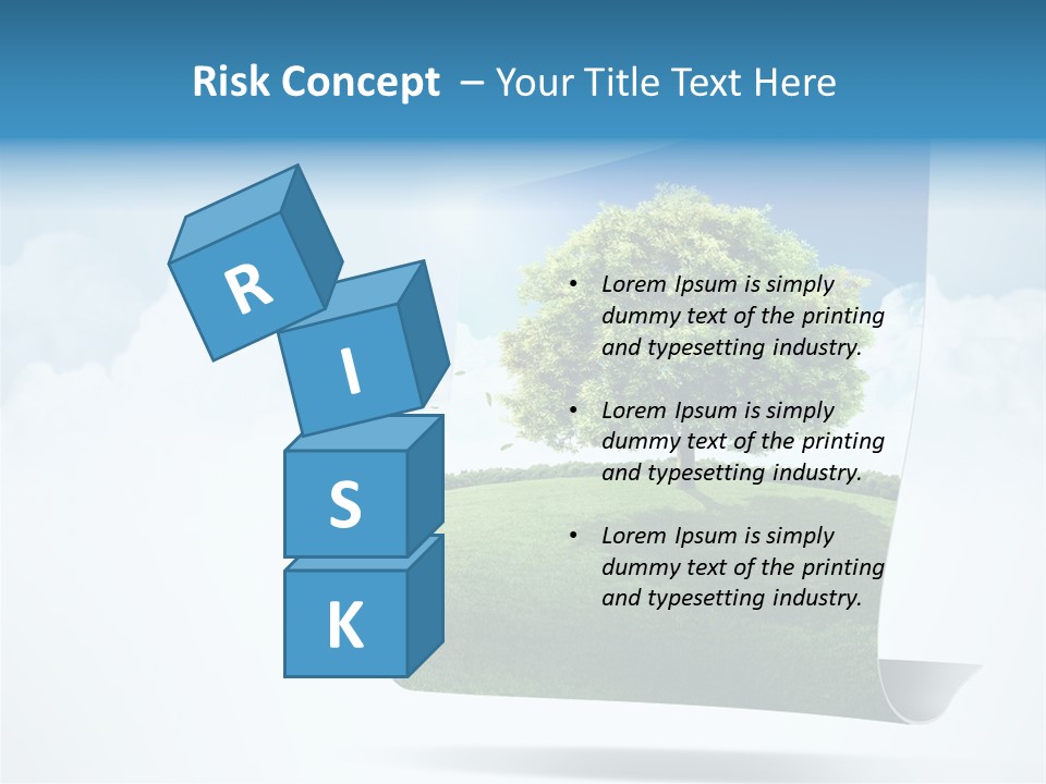 Street Paper Roll PowerPoint Template