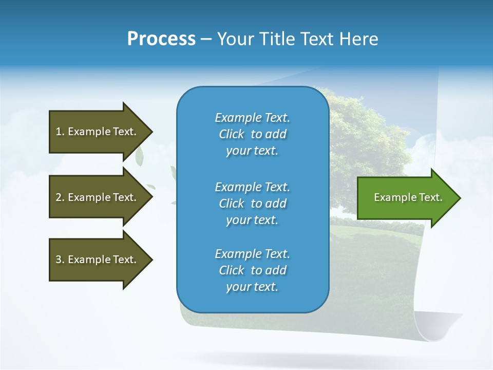 Street Paper Roll PowerPoint Template