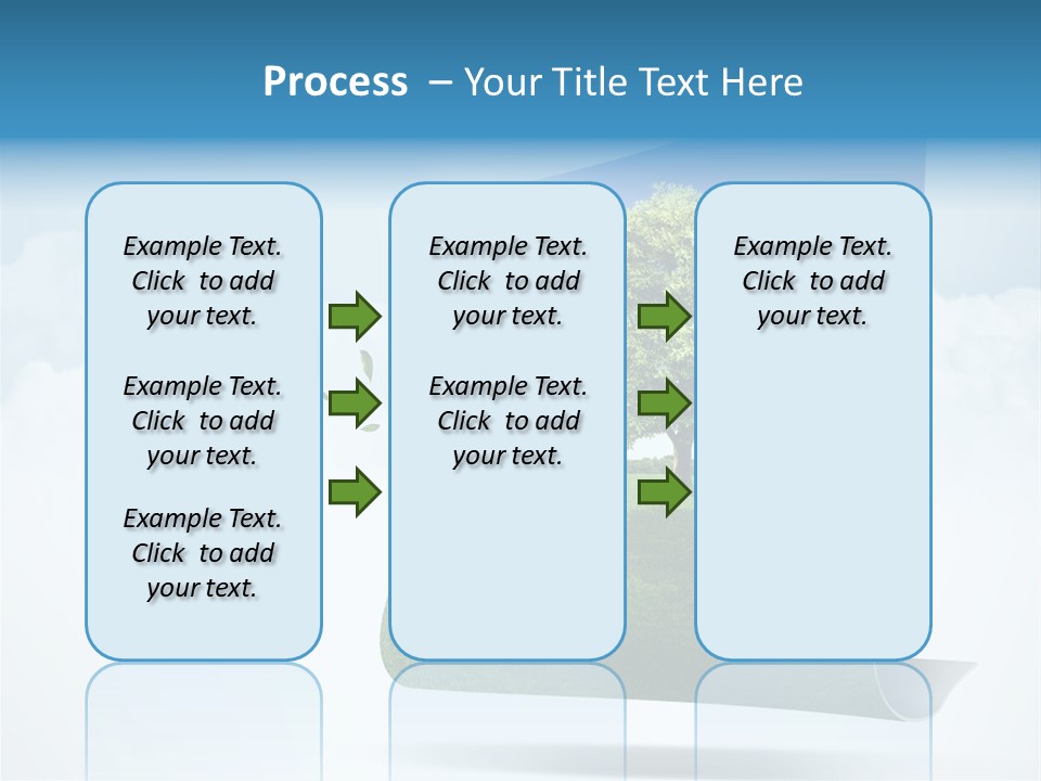 Street Paper Roll PowerPoint Template