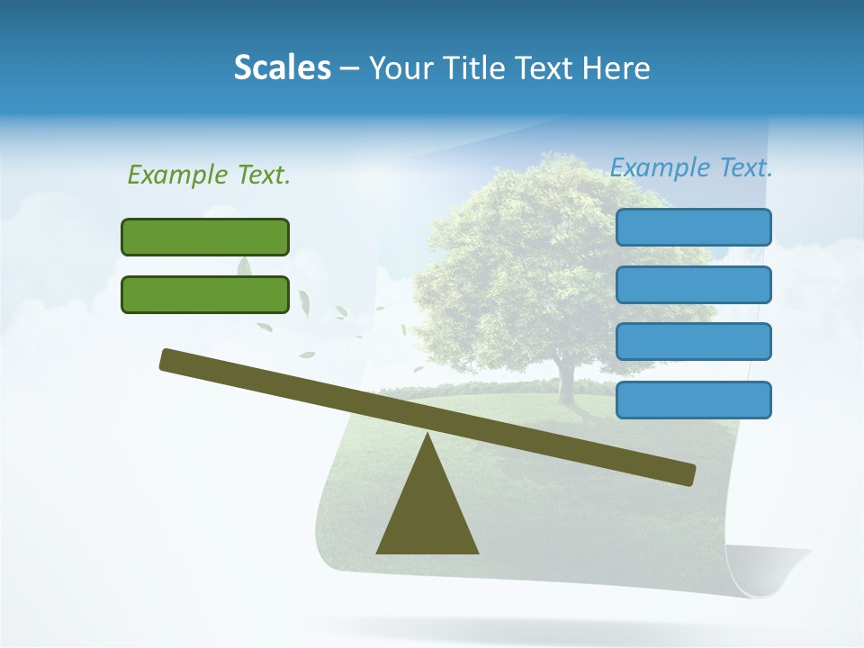 Street Paper Roll PowerPoint Template