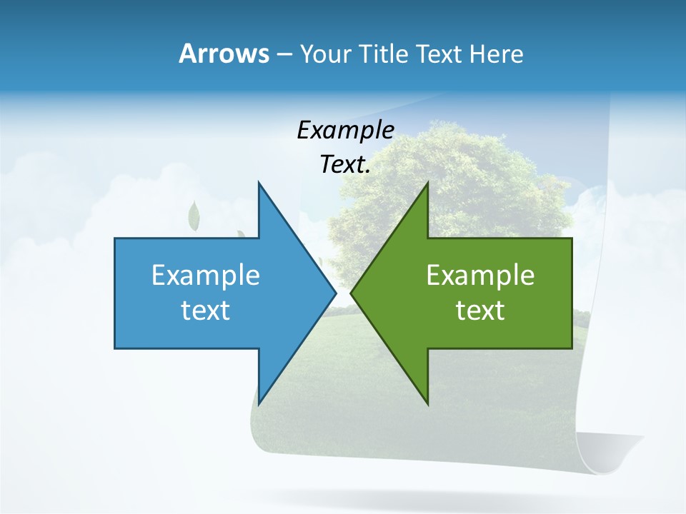 Street Paper Roll PowerPoint Template