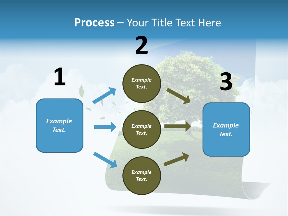 Street Paper Roll PowerPoint Template
