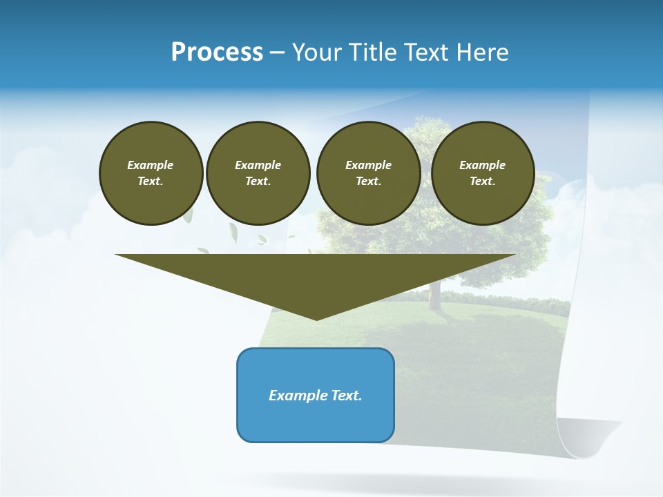 Street Paper Roll PowerPoint Template