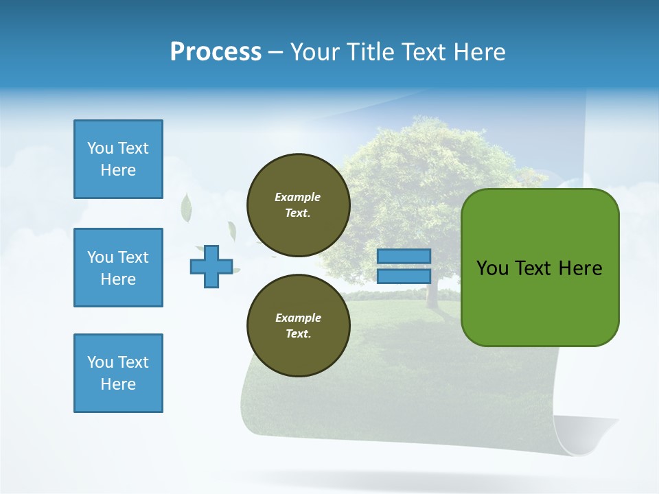 Street Paper Roll PowerPoint Template