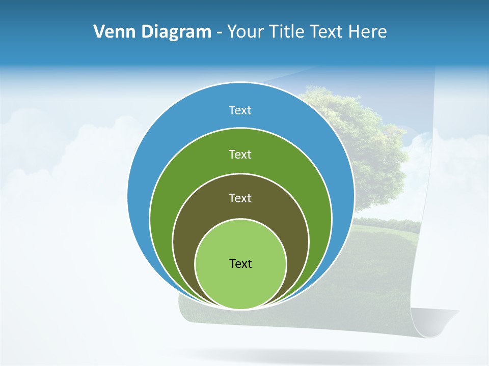 Street Paper Roll PowerPoint Template