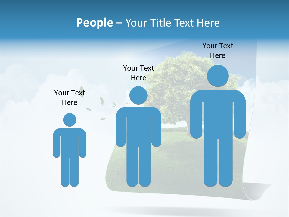 Street Paper Roll PowerPoint Template