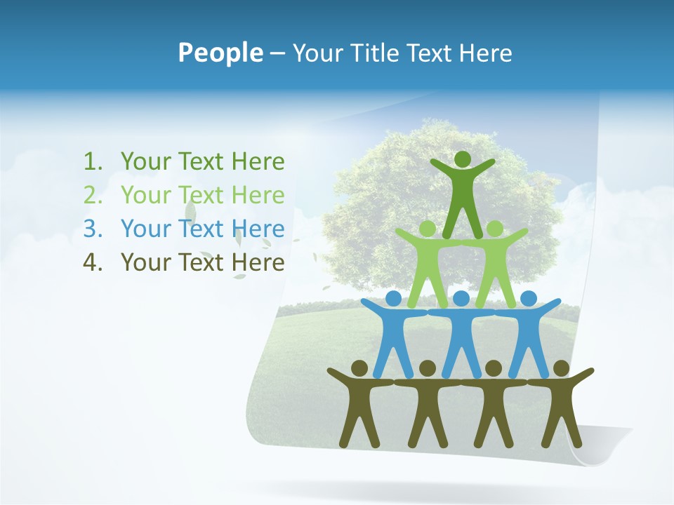 Street Paper Roll PowerPoint Template