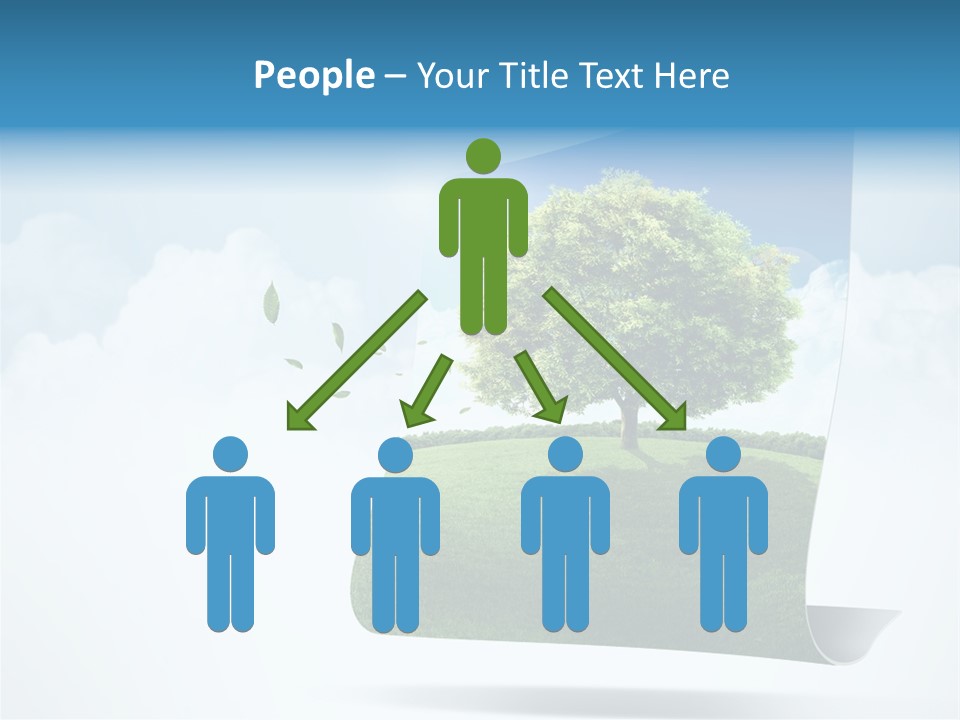 Street Paper Roll PowerPoint Template