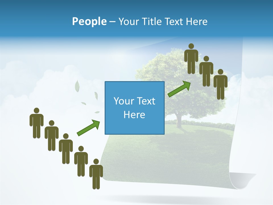 Street Paper Roll PowerPoint Template