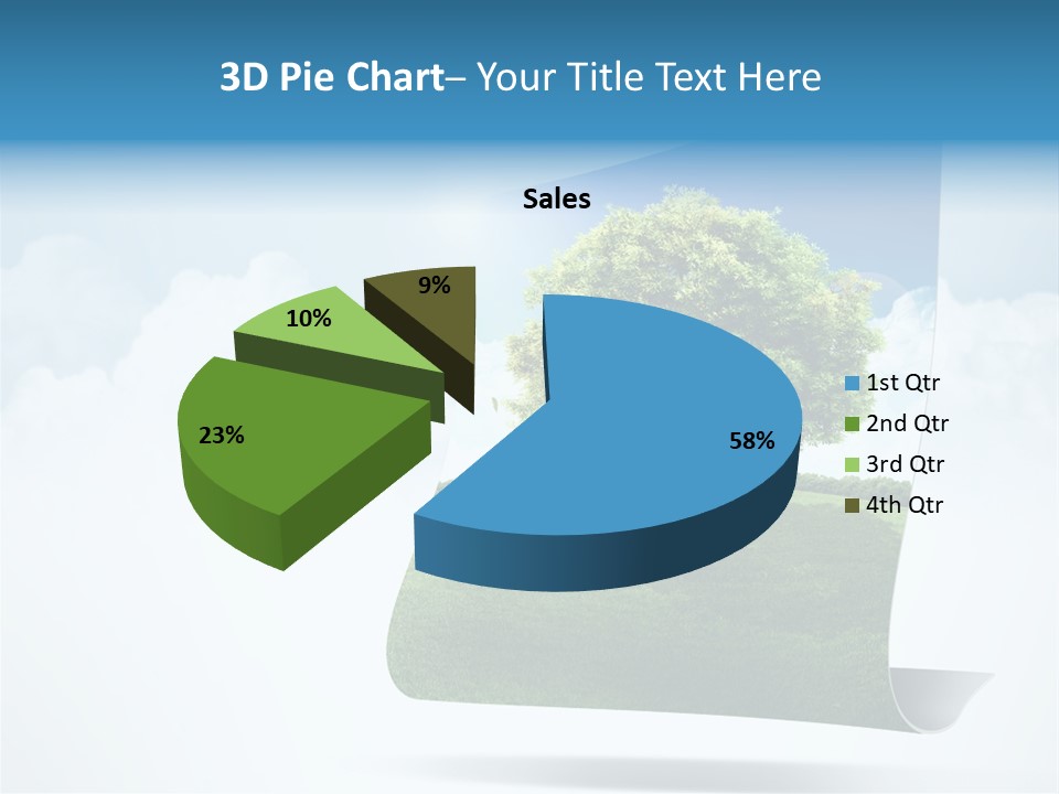 Street Paper Roll PowerPoint Template
