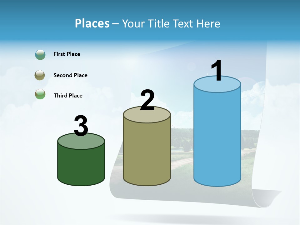 Sky Blue Nature PowerPoint Template