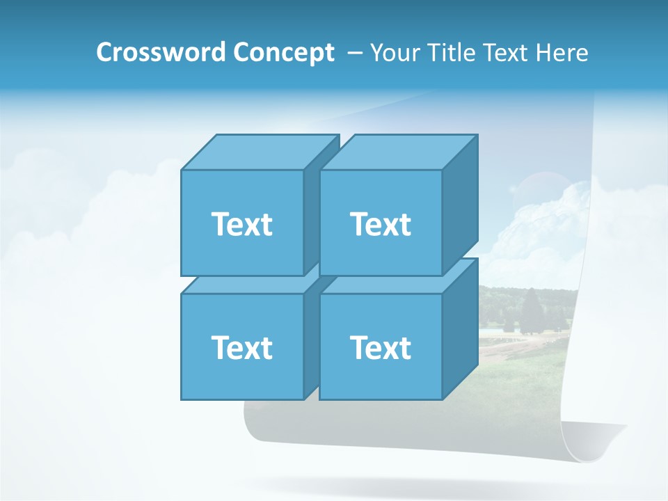 Sky Blue Nature PowerPoint Template