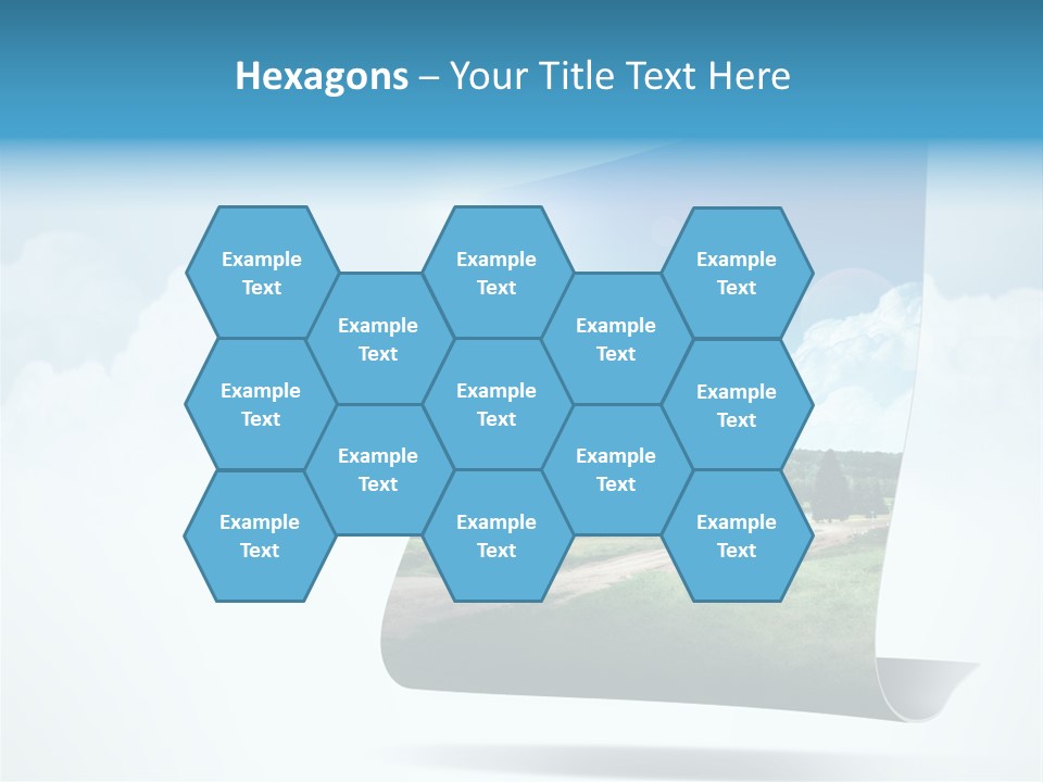 Sky Blue Nature PowerPoint Template