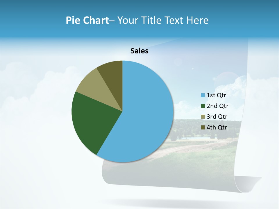 Sky Blue Nature PowerPoint Template