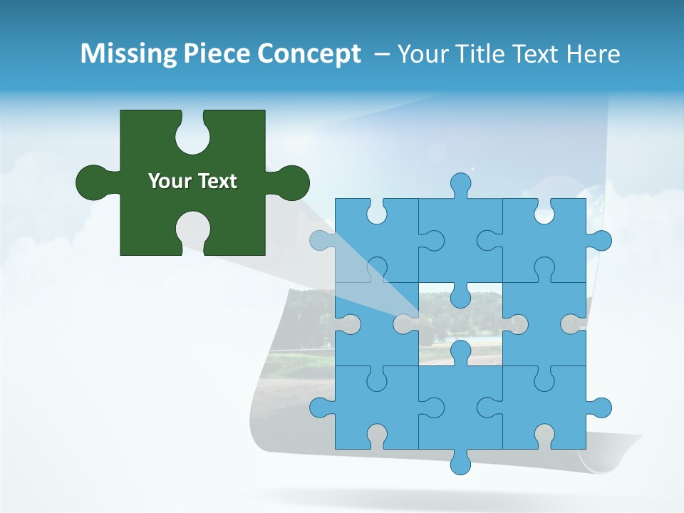 Sky Blue Nature PowerPoint Template