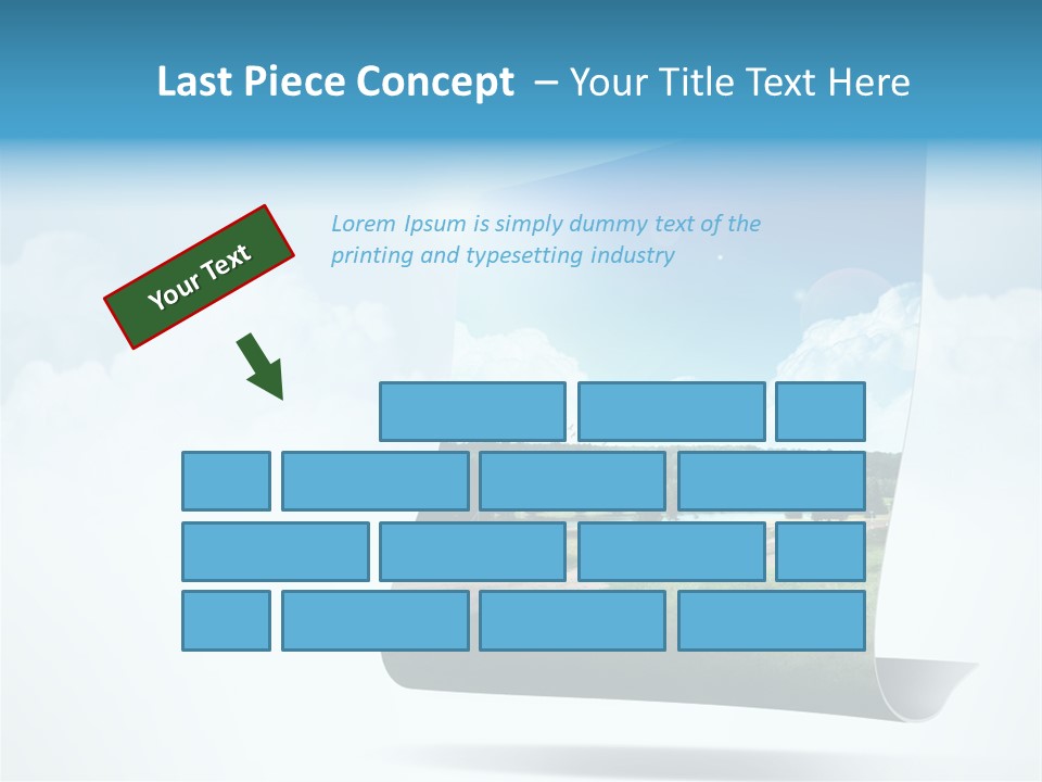 Sky Blue Nature PowerPoint Template