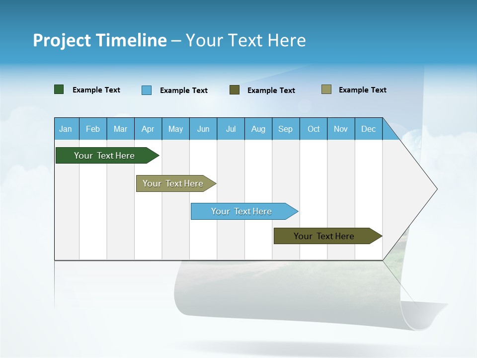 Sky Blue Nature PowerPoint Template