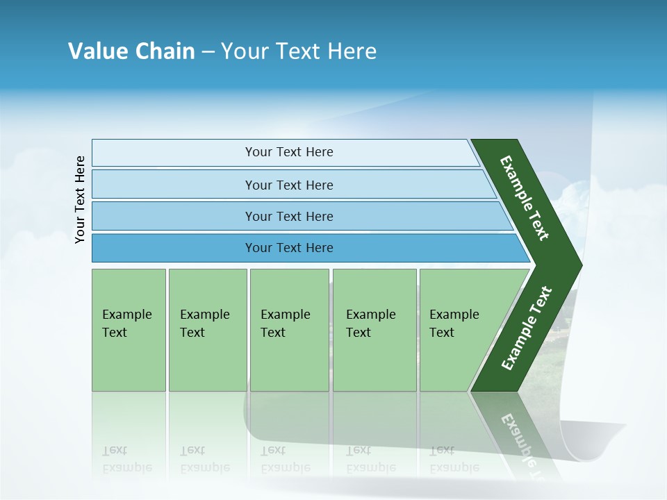 Sky Blue Nature PowerPoint Template