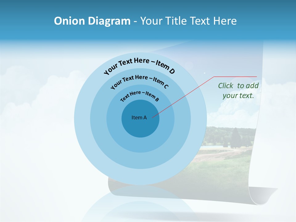 Sky Blue Nature PowerPoint Template