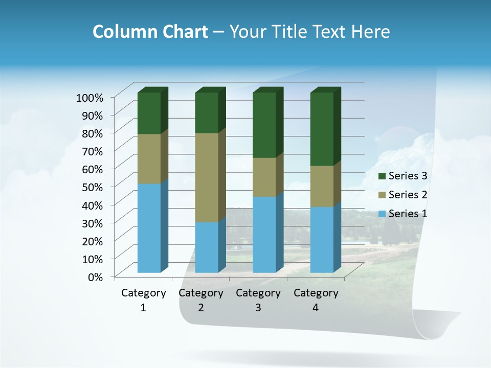 Sky Blue Nature PowerPoint Template