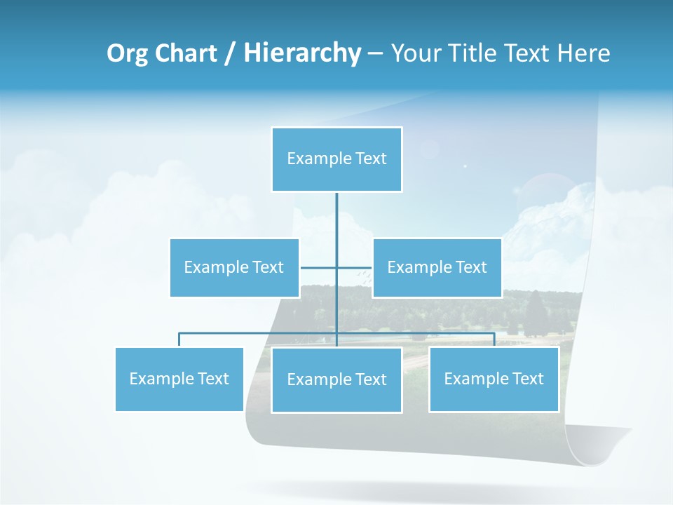 Sky Blue Nature PowerPoint Template