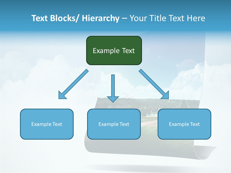 Sky Blue Nature PowerPoint Template