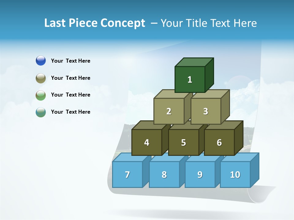 Sky Blue Nature PowerPoint Template