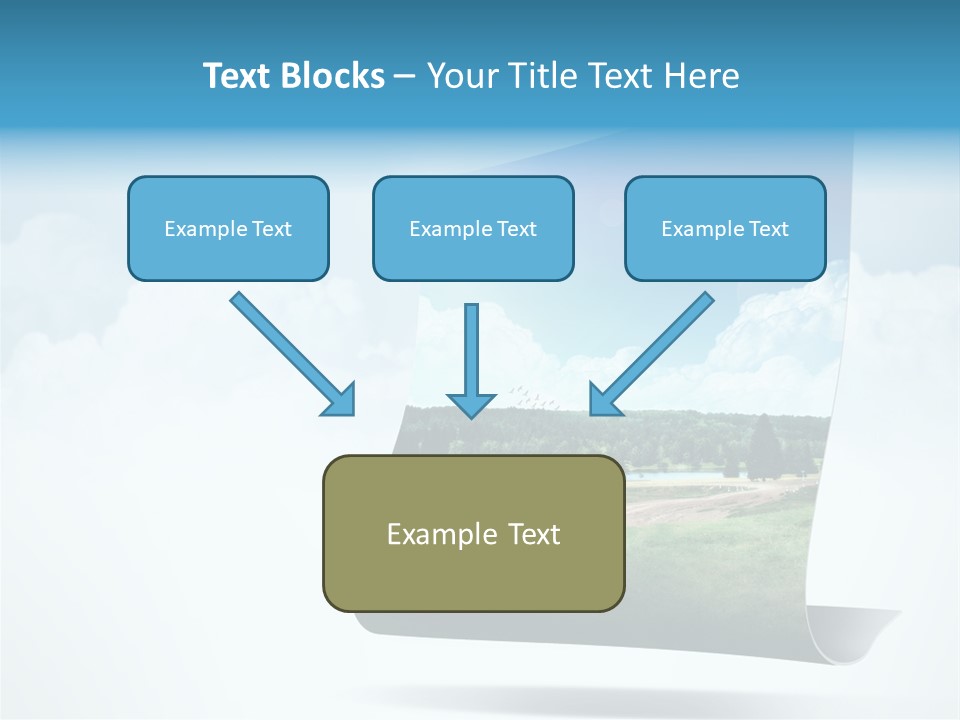 Sky Blue Nature PowerPoint Template