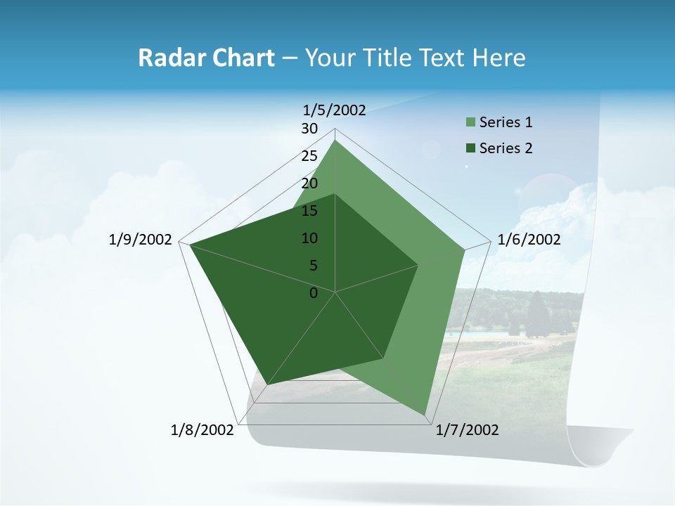 Sky Blue Nature PowerPoint Template