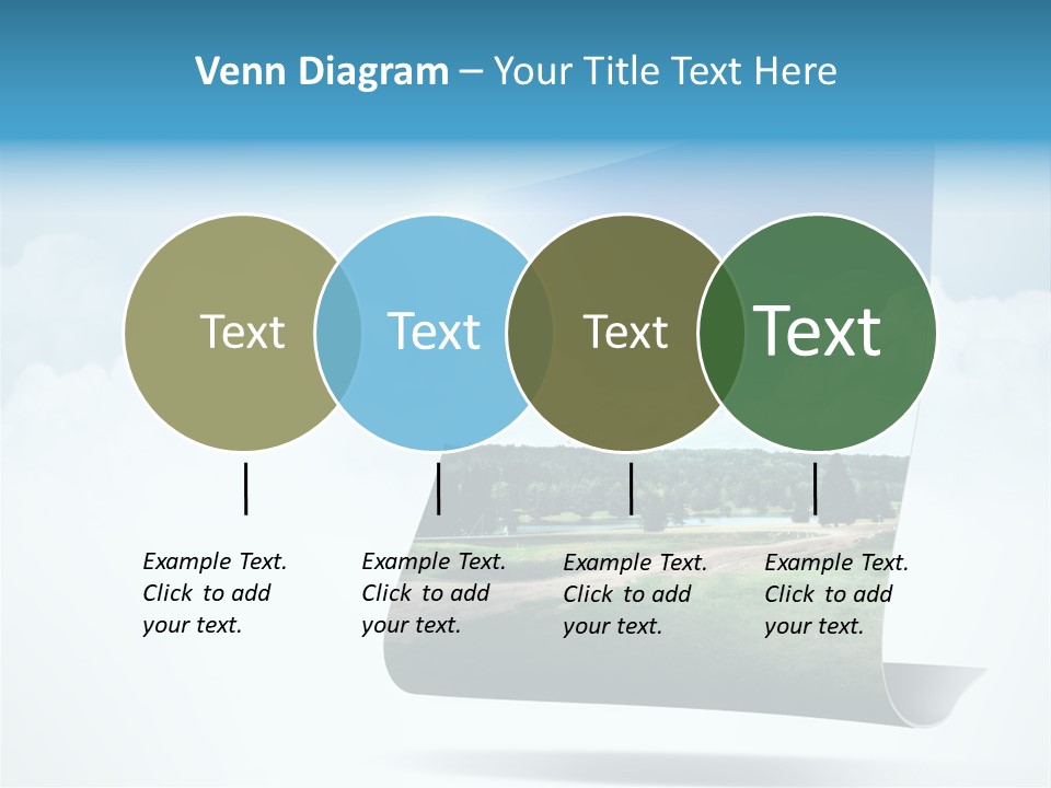 Sky Blue Nature PowerPoint Template