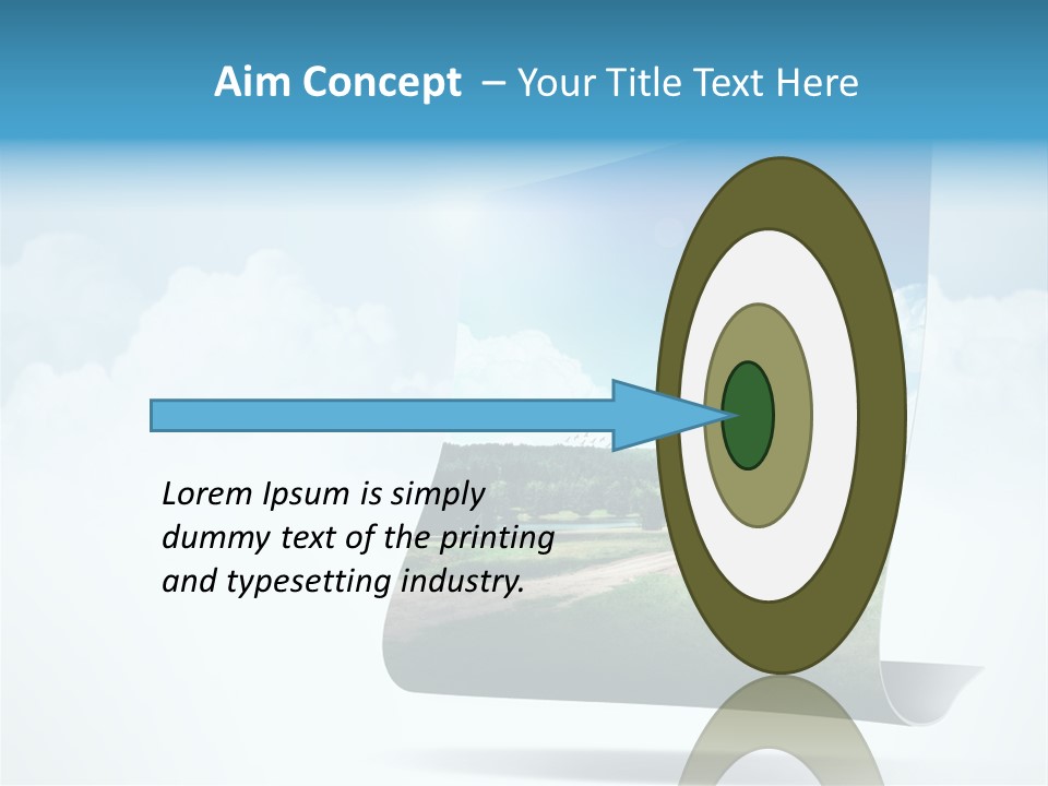 Sky Blue Nature PowerPoint Template