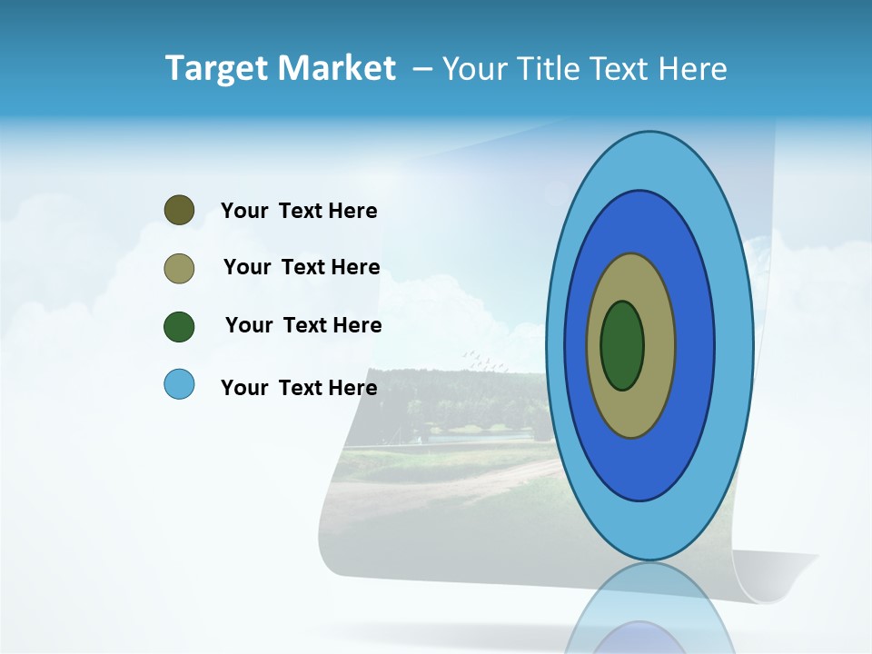 Sky Blue Nature PowerPoint Template