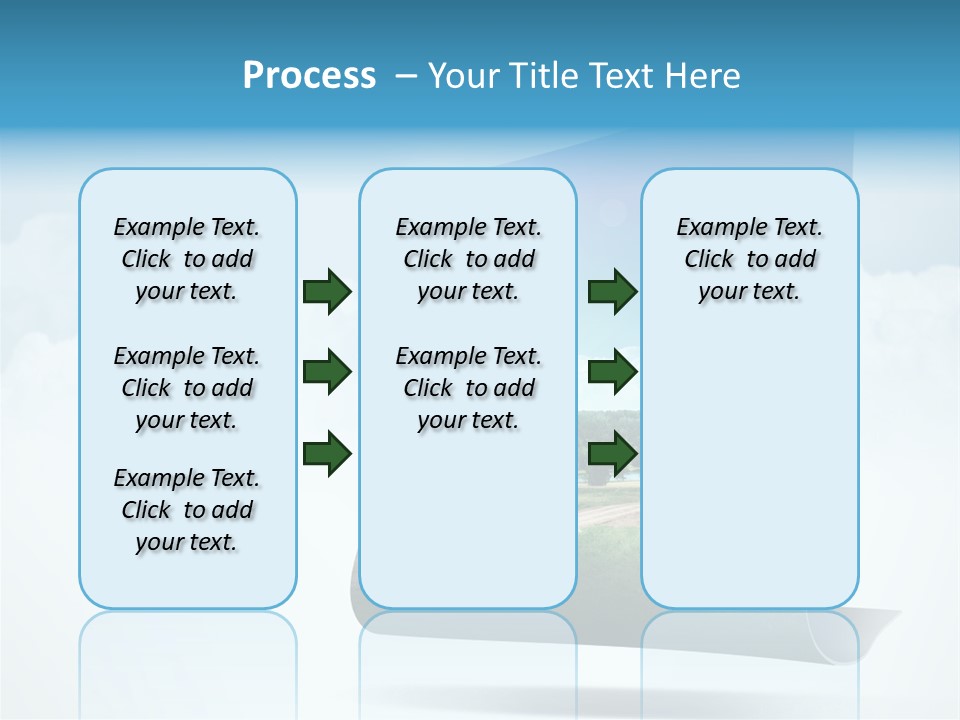 Sky Blue Nature PowerPoint Template