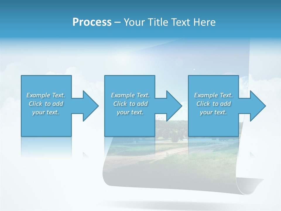 Sky Blue Nature PowerPoint Template