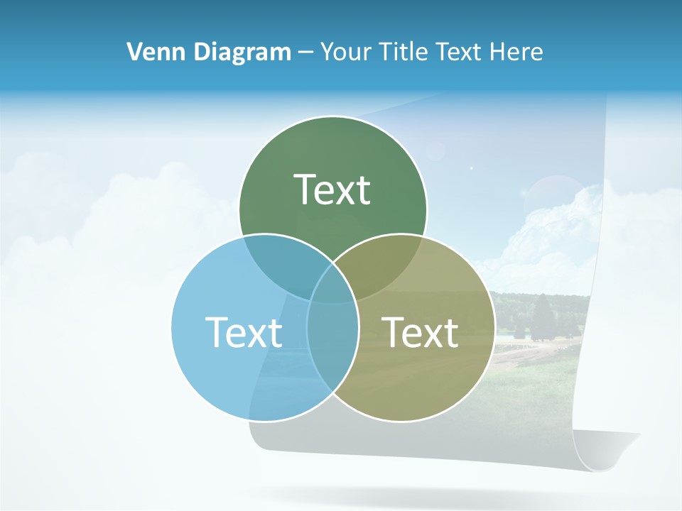 Sky Blue Nature PowerPoint Template