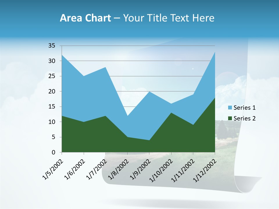 Sky Blue Nature PowerPoint Template