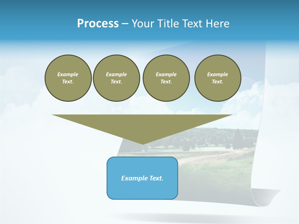 Sky Blue Nature PowerPoint Template