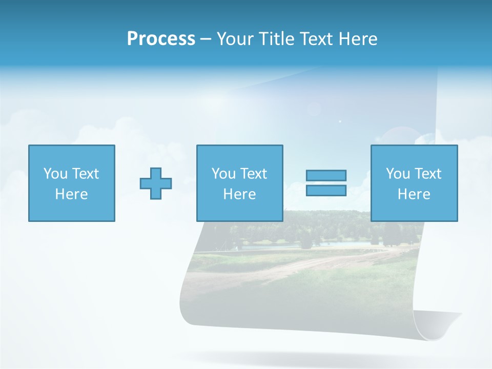 Sky Blue Nature PowerPoint Template