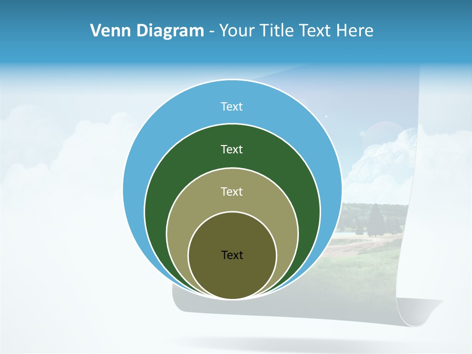 Sky Blue Nature PowerPoint Template