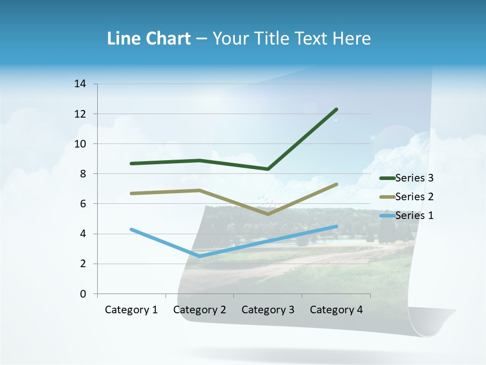Sky Blue Nature PowerPoint Template