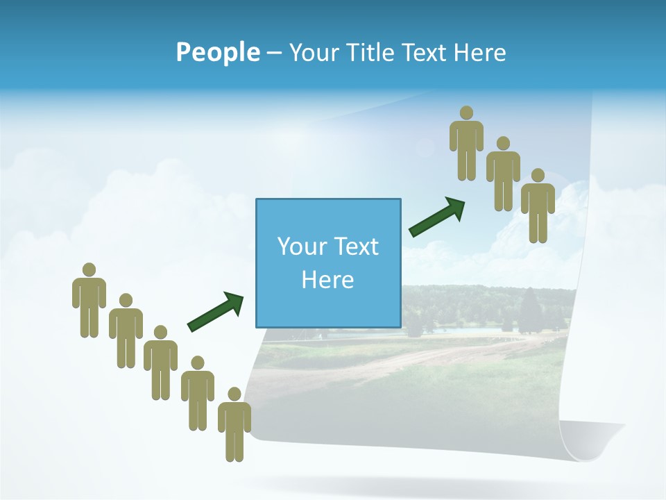 Sky Blue Nature PowerPoint Template