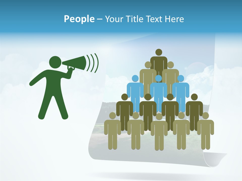 Sky Blue Nature PowerPoint Template