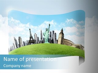 Touristic Collage Retro PowerPoint Template