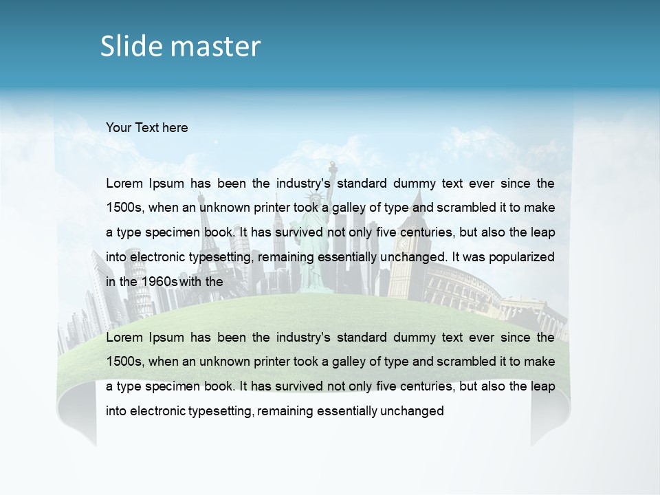 Touristic Collage Retro PowerPoint Template