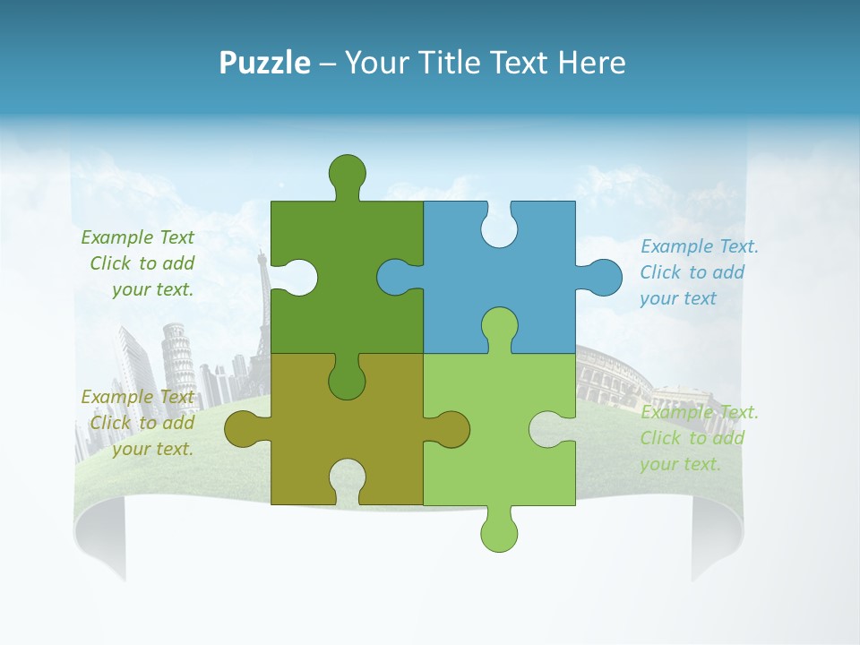 Touristic Collage Retro PowerPoint Template