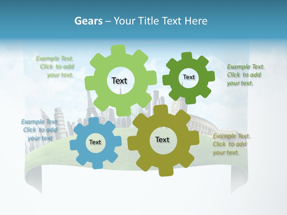 Touristic Collage Retro PowerPoint Template