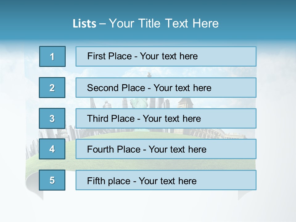 Touristic Collage Retro PowerPoint Template