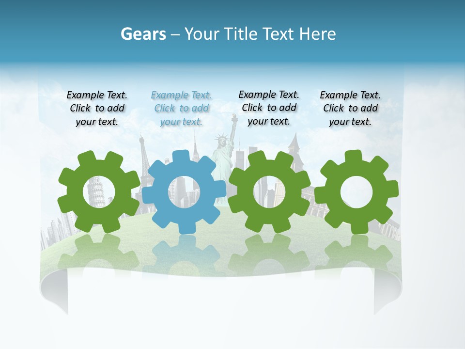 Touristic Collage Retro PowerPoint Template