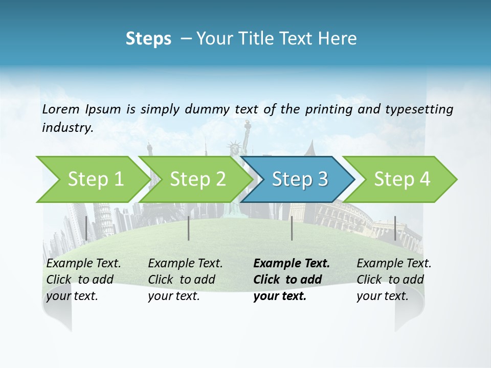 Touristic Collage Retro PowerPoint Template