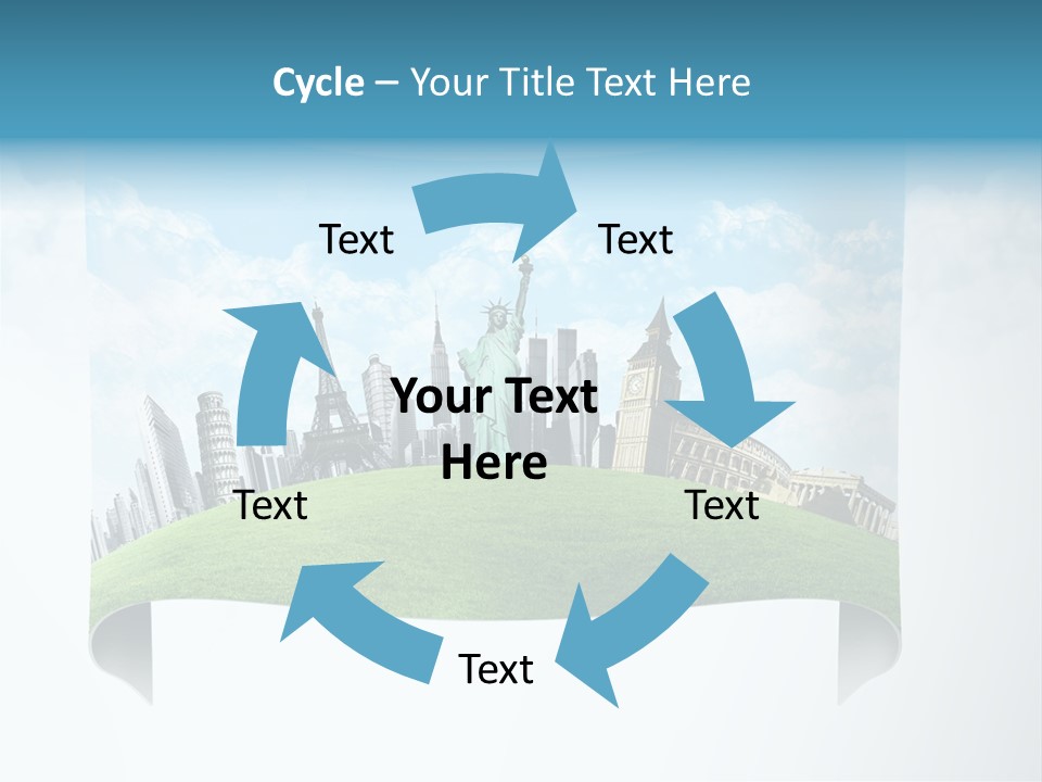 Touristic Collage Retro PowerPoint Template